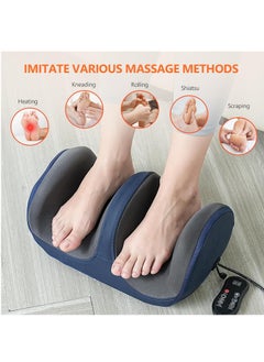 Necomi Kneading Foot Massager Machine, Electric Adjustable Calf Massager with Heat, Multifunction for Plantar Fasciitis, Pain Relief, Increases Blood Flow Circulation  - Image 2