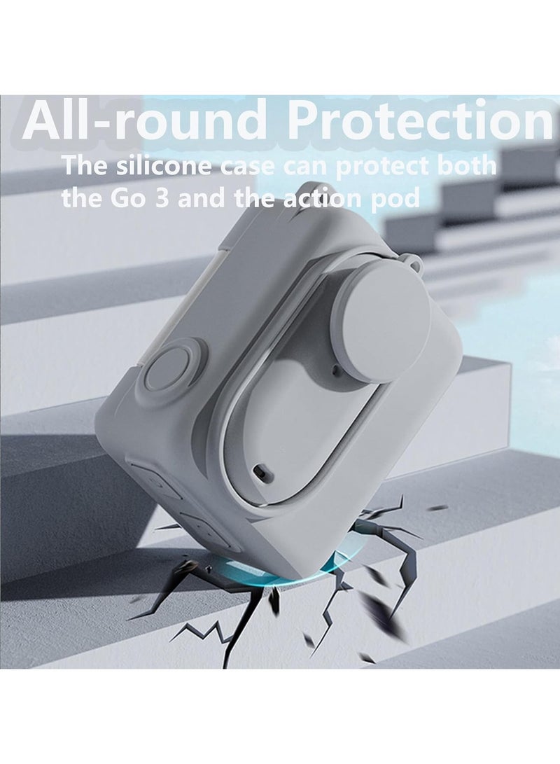 General Insta360 GO 3 Silicone Case Insta360 GO 3 Camera Action Case Accessories Silicone Body Protective Cover  - Image 5