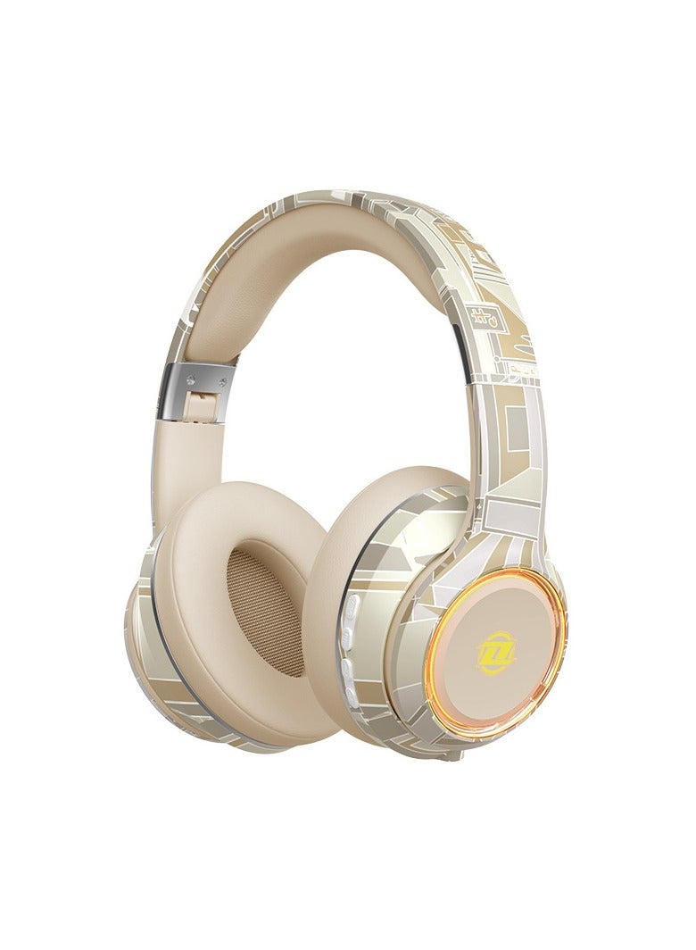 general Upgraded Dream Bluetooth headphones, streaming color RGB, 30 hours playtime wireless headphones, deep bass sound-isolating stereo headphones - Image 1