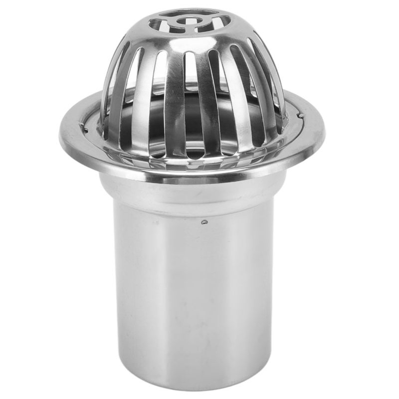 Stainless Steel Floor Drain: 4-Inch Rustproof Corrosion Resistant - Non-Clogging Large Displacement Drainage Grate for Outdoor, Balcony, Garden, Roof, Terrace - Image 4
