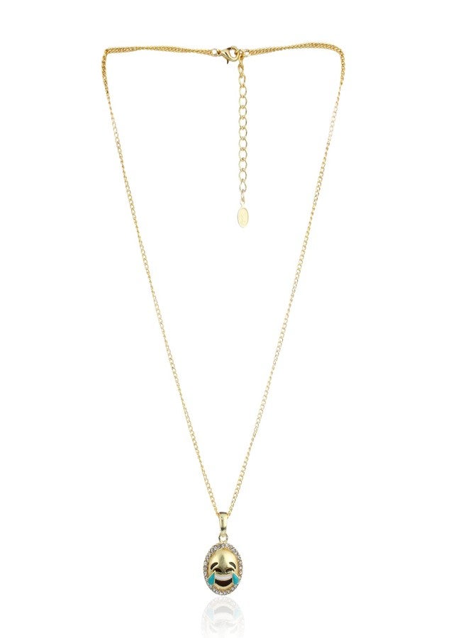 Estele Face with Tears of Joy Emoji Pendant For Girls - Image 1
