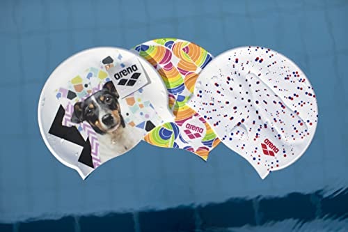 Arena HD Unisex Elastic Silicone Swim Cap for Adults Training Water Sports Fitness Swimming Gear Chlorine Protection Pool Hat Lifeguard One Size - Image 3
