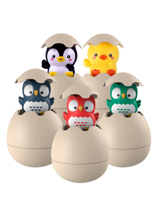 And Unique Bathroom Spray Shower Baby Bath Water Eggshell Baby Bathroom Water Toy-Color:[remarks Color When Ordering] Water-sprayed Eggshell (opp Bag)  - Image 1