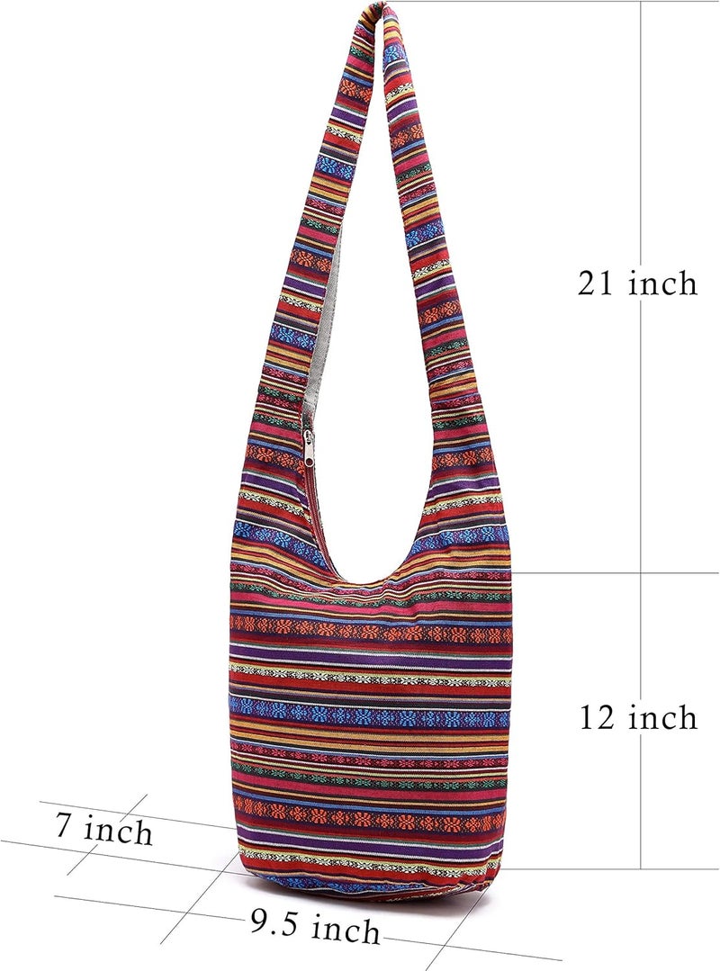 Coton Pose Women Shoulder Handbags Fashion canvas Hippie Crossbody Bags Bohemian Animal Prints Hobo Bags - Image 1