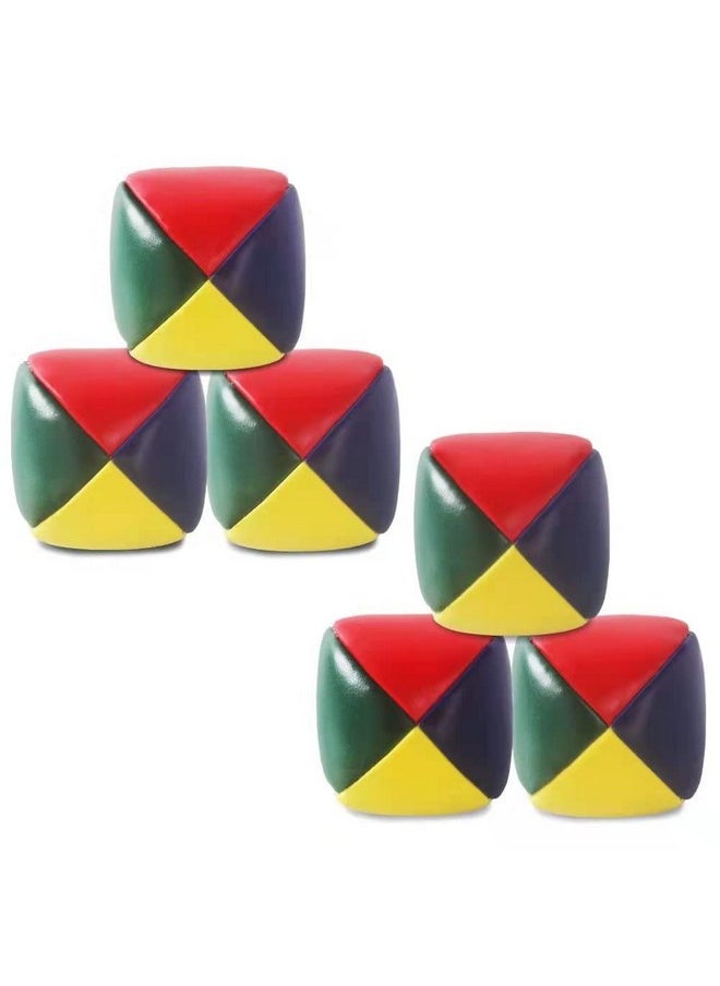 Heqishun 6 Pack Soft Juggling Balls For Beginners Juggle Balls Bulk Set For Juggler, Kids And Adults  - Image 1