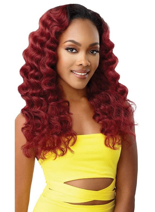 Converti-Cap Outre Converti Cap Synthetic Wig Cascade Queen (Dr2/Gingerbrown) - Image 1