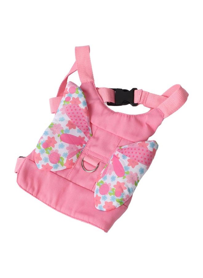 Pink Butterfly Baby Walking Harness Soft Breathable Cotton Infant Walker Harness Handheld Toddler Walking Harness Assistant