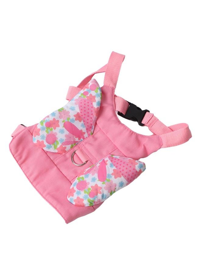 Pink Butterfly Baby Walking Harness Soft Breathable Cotton Infant Walker Harness Handheld Toddler Walking Harness Assistant
