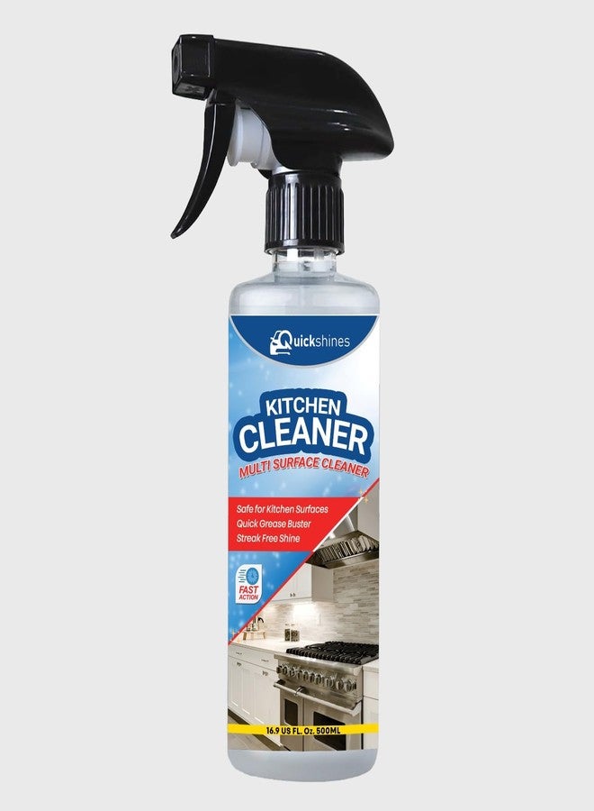 Purein Quickshines Kitchen Multi Surface Cleaner, 500ml, Fast Action Grease Buster, Streak-Free Formula - Image 1