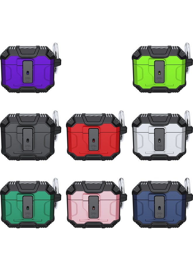 Generic - AirPods4/Pro2 Protective Case TPU Elastic Switch AirPods3 Protective Cover One Touch Switch Full Package Protection For Apple Compatible-Color:Red-Applicable Model:airpods 1/2 Generation - Image 1
