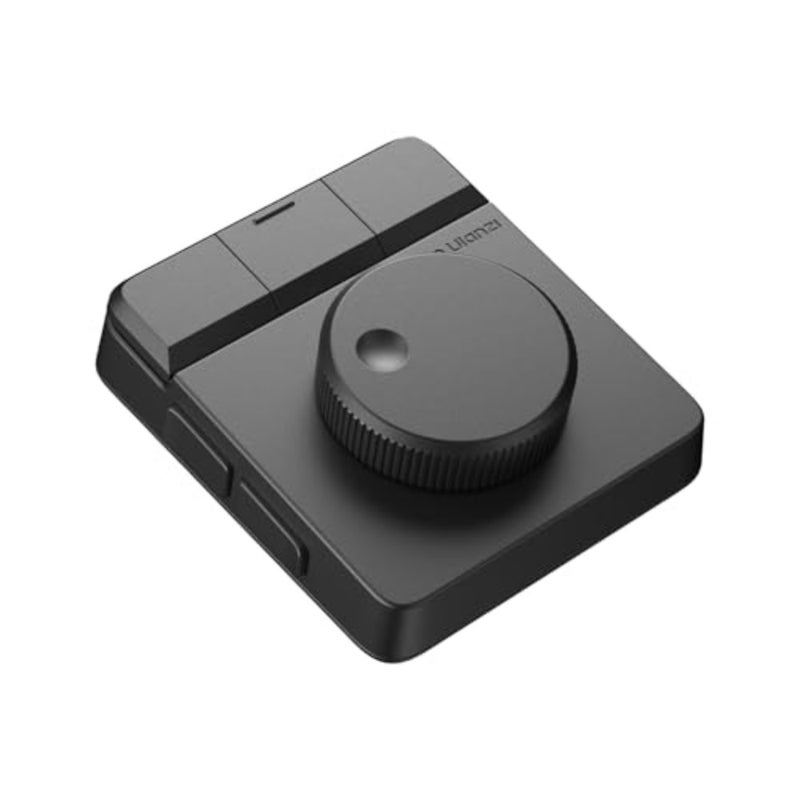 لوحة مفاتيح تحرير الفيديو D100H مع مقبض قرص، وحدة تحكم بلوتوث لاسلكية لجهاز Mac/PC، لوحة مفاتيح ماكرو 7 في 1 قابلة للتخصيص مع ردود فعل لمسية للمبتدئين والمصورين ومنشئي الفيديو - Image 1