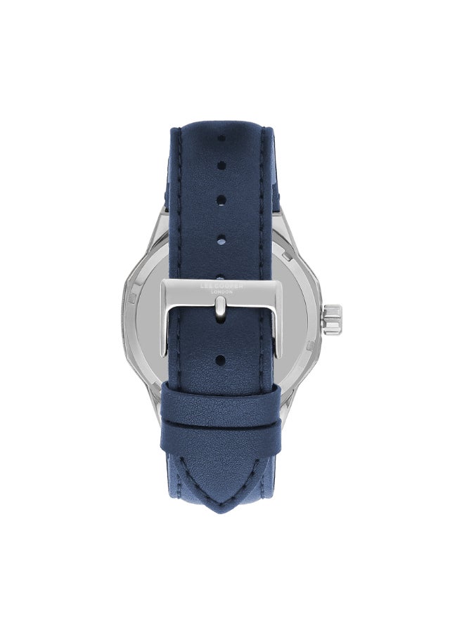 Lee Cooper Men's G3265 Movement Watch, Automatic Display and Leather Strap - LC07904.399, Blue - pzsku/ZB5CF2D7DCF676731BD55Z/45/_/1724945534/4b875da0-93f7-4e6c-9d5c-ec81b4ba1fb4