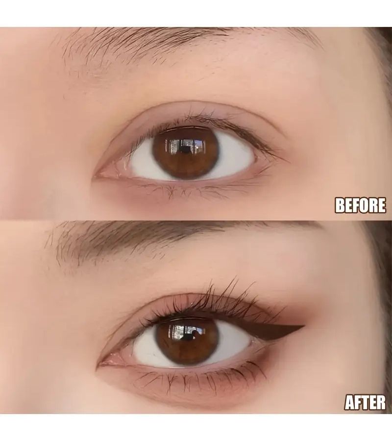 2pcs Eyeliner Stamp Tool Left And Right Marking For Beginners Plastic - Image 2