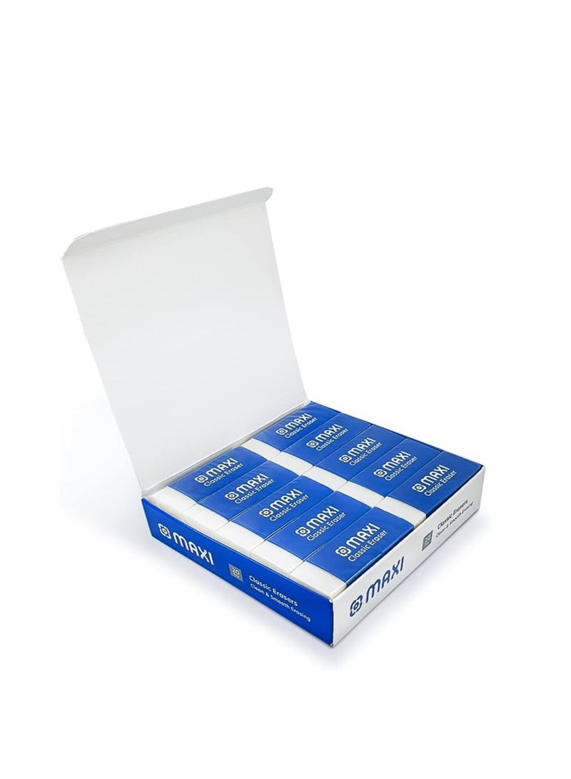 Maxi 20-Piece Classic Eraser Big Size - Image 1