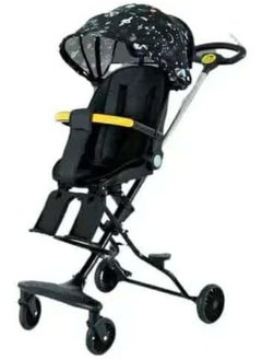Baby Stroller 4 Wheels Foldable Baby Stroller, Lightweight Easy to Fold Up Baby Stroller, High Style for 1-5 Years Old Baby Portable Airplane multicolors BY HAPPY KIDDO