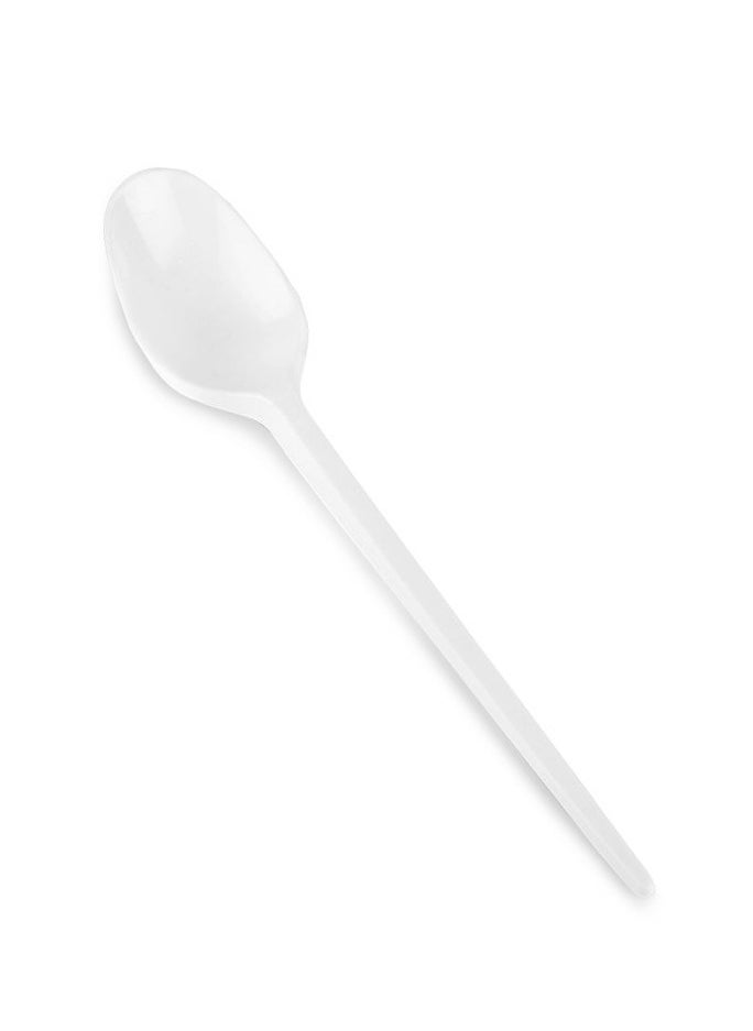 Tru Disposable Plastic Table Spoon White (50pc x 40 pkt ) 2000pc  - Image 3