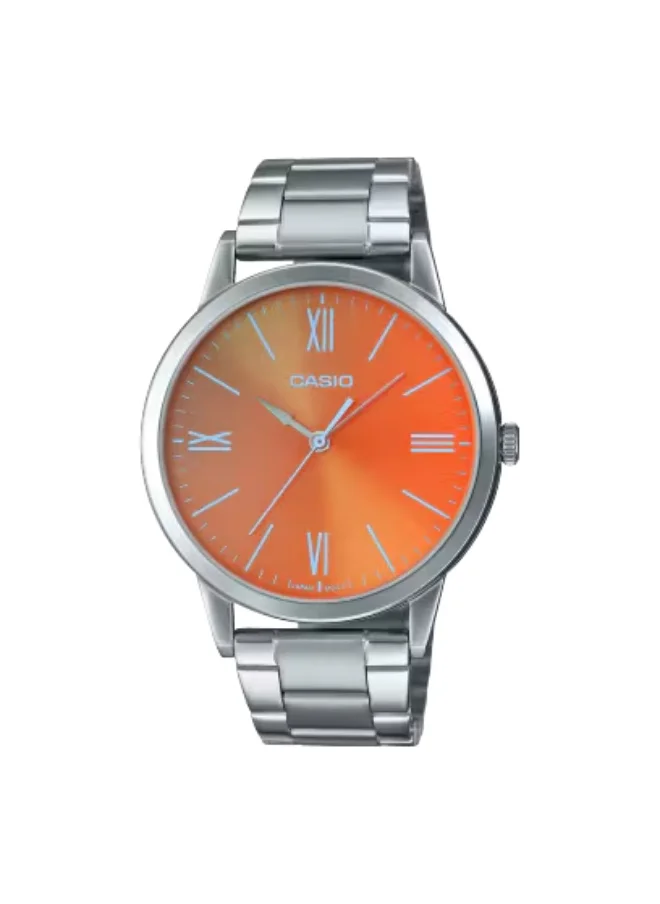 كاسيو Men's Stainless Steel Analog Watch MTP-E600D-1BDF - 41 mm