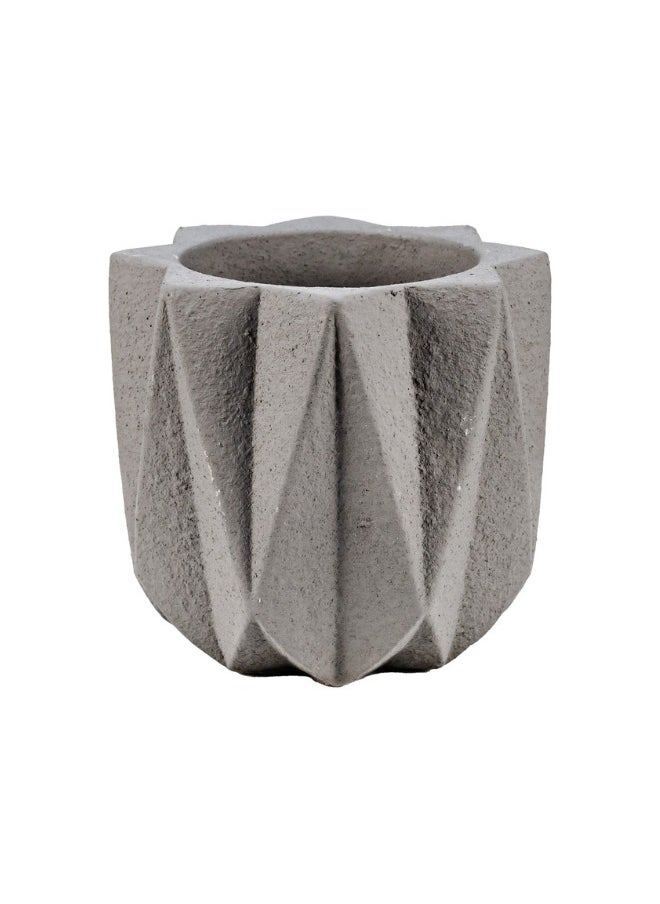 Gulf Flowers Gulf Flowers Cement Flower Pot Base – Heavy-Duty & Minimalist Planter for Indoor & Outdoor Spaces 