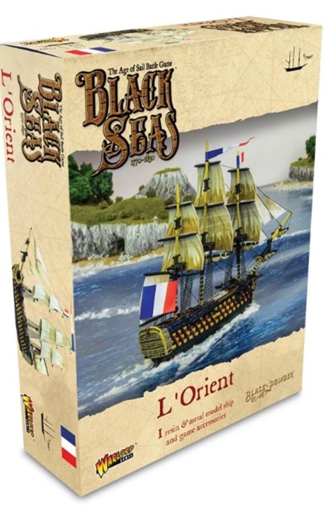 WARLORD GAMES Black Seas The Age of Sail LOrient for Black Seas Table Top Ship Combat Battle War Game 792412001 - Image 4