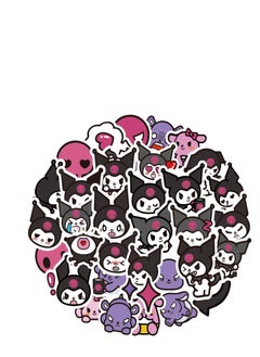 Black/Purple/Pink/White