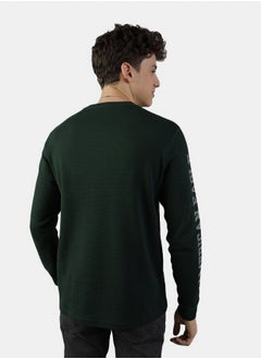 American Eagle AE Long-Sleeve Logo Graphic Thermal T-Shirt  - Image 4