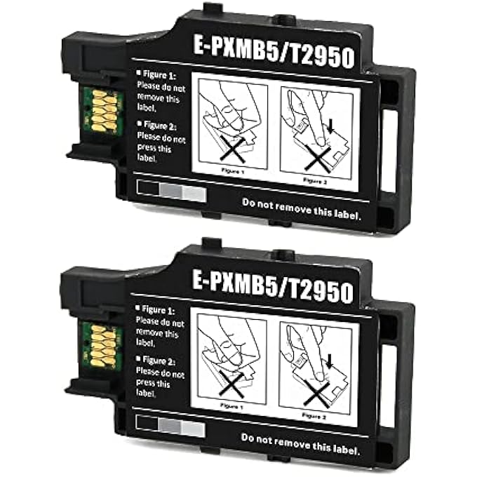 INK+ YOUEXPERT T2950 MAINTENANCE BOX T295000 REMANUFACTURED COMPATIBLE WITH WORKFORCE WF-110, EC-C110 PRINTER, 2 PACK - Image 2