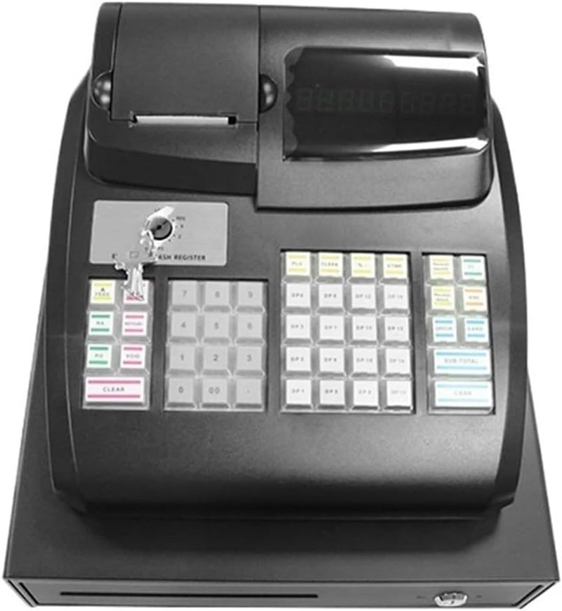 NOWAZA Electronic Cash Register, Cash Register, Cash Box With English Payment System Software, Cash Register With Automatic Cash Register System, for Shops Businesses - Image 1