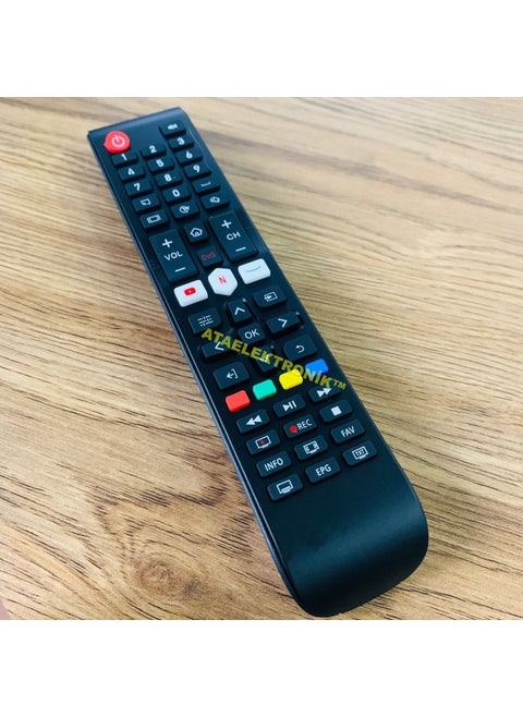 Axen AX50FIL403 Android Smart LED TV Remote Netflix Youtube Prime Button New