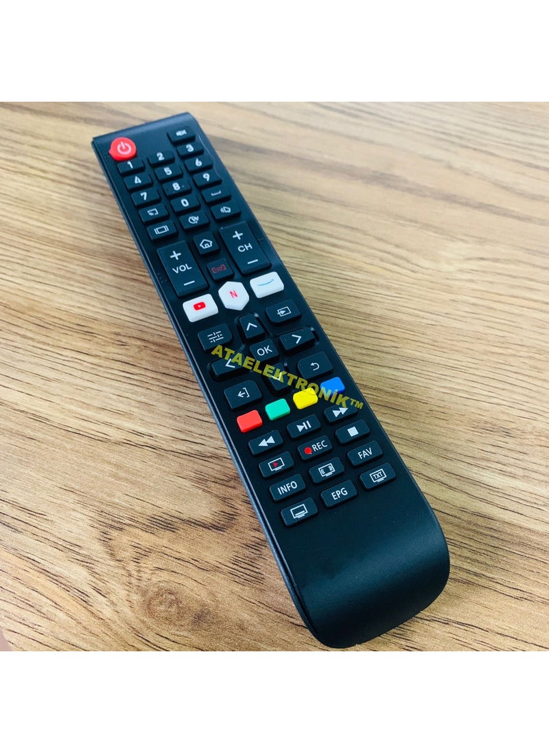 Ata Elektronik - Axen AX50FIL403 Android Smart LED TV Remote Netflix Youtube Prime Button New - Image 1