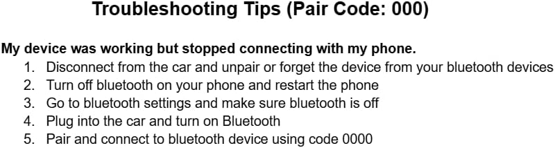 Bovee 1000 - Wireless Music Interface Adaptor Compatible with Audi, Mercedes, and Volkswagen car kit with 30 pin iPod Connector (Tune2Air WMA1000 (30-Pin Bluetooth)) - Image 4
