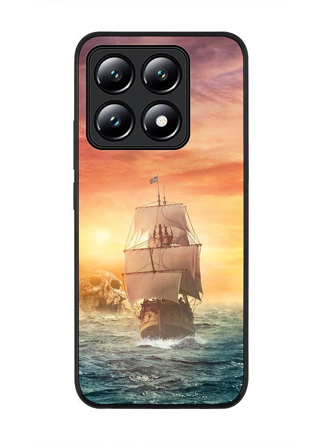 For Xiaomi 14T Case,Slim fit Camera Protection, Shockproof Thin Phone cover - Skull Island