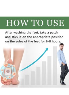 ximonth 10 Pcs Height Growth Patch， Plant Heightening Patch, Plantar Acupoint Stimulation， Plant Extracts Promote Bone Growth ， Plantar Acupoints Stimulate Healthy Height Growth Care Patch.  - Image 5