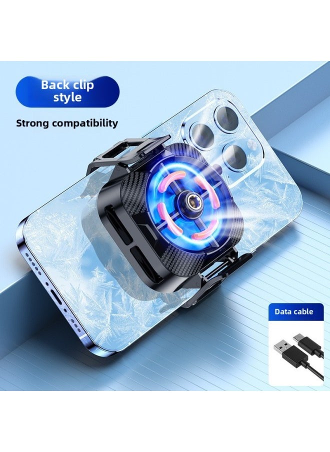 Generic Advantage X94 Mobile Phone Radiator X79 Magnetic Semiconductor Ice-sealed Heat Dissipation Fast Heat Dissipation Cooling Mobile Phone Back Clip-Color:X94 Back Clip Style  - Image 5