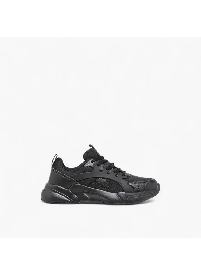 Kappa Boys' Logo Detail Sports Shoes with Lace-Up Closure