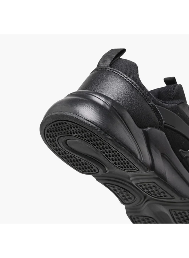 Kappa Boys' Logo Detail Sports Shoes with Lace-Up Closure