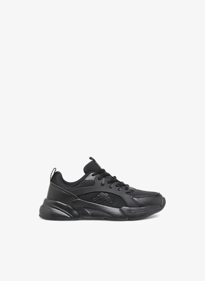 Kappa BLACK Boys' Logo Detail Sports Shoes with Lace-Up Closure for Men | Best Price UAE