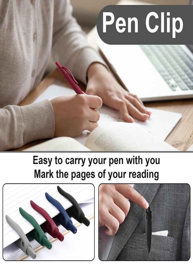 Resholder 300 Pack Black Pens Bulk Retractable No Bleed Click Black Ink Smooth Writing Ballpoint Pens for School Office Supplies, 1.0mm - Image 4