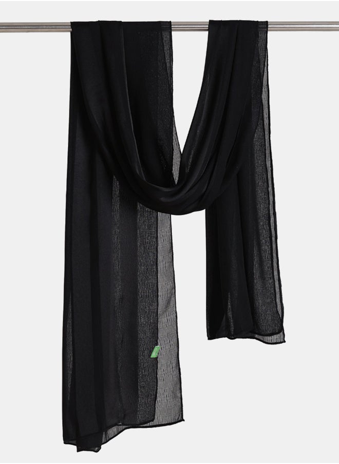 Clue Striped Satin Scarf 