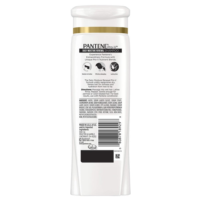 Pantene Daily Moisture Renewal Duo set, 12.6 Oz Shampoo and 12 Oz Conditioner - Image 5