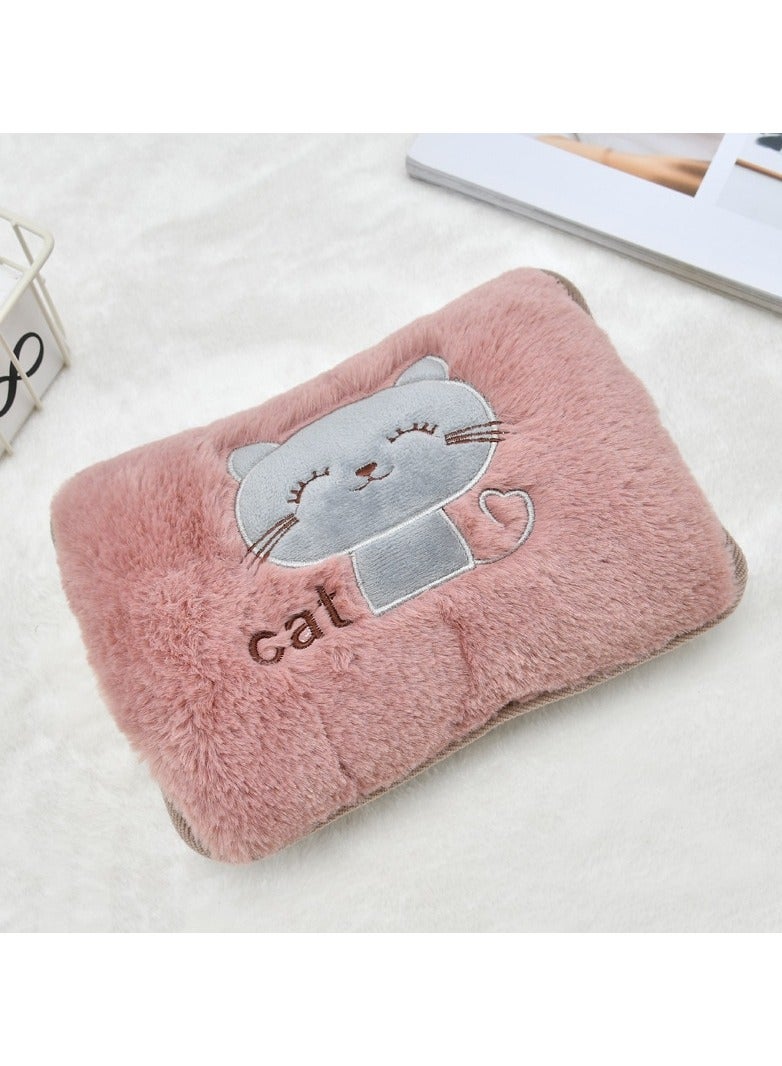 وسادة تدفئة كهربائية محمولة لليدين والقدمين بأشكال كرتونية، وسادة تدفئة كهربائية وقربة ماء للتدفئة وتخفيف الألم لجميع أجزاء الجسم - Image 1