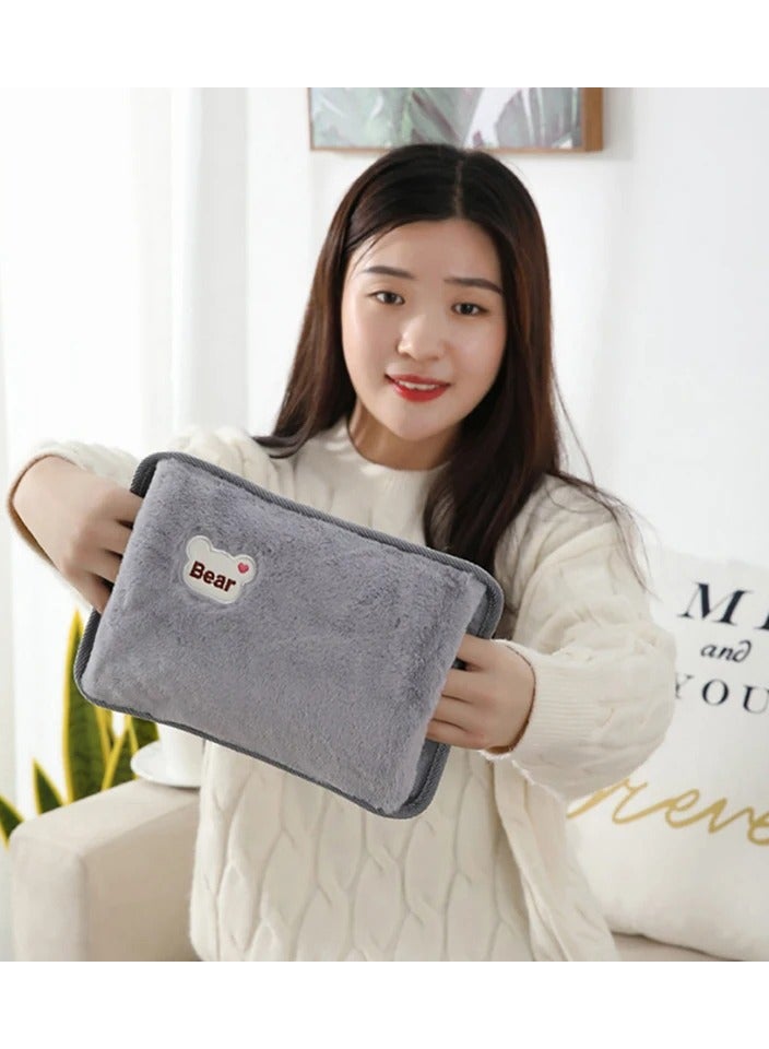 وسادة تدفئة كهربائية محمولة لليدين والقدمين بأشكال كرتونية، وسادة تدفئة كهربائية وقربة ماء للتدفئة وتخفيف الألم لجميع أجزاء الجسم - Image 2