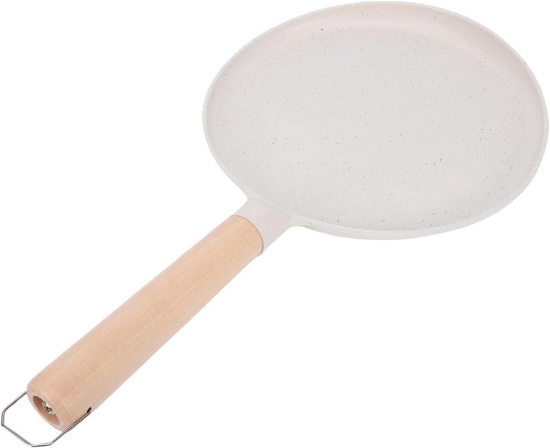 Low maintenance Haofy Pancake Griddle 15 Inch Diameter for Even Heating Double Layer Anti Stick Coating Aluminum Alloy with Heat Proof Wooden Handle for Breakfast, Family Gatherings, RV Cooking (Beige) Individual group scene compatible Diverse operation compatible Shock rubber edge Ready post purchase fulfill Light durable upgraded substance Main road full logistics cover Certified local stock Hanging space save Easy handling optimized design Heat insulation layer Domestic distribution ready All choice modern design Ready-to-ship local stock Safe approved storage space Water rust proof All user friendly build All-scene tailored quality Condition adaptive build Easy daily handling design Room to room portable All-scene compatible build Market mainstream color picks Regional central warehouse stock Multi-category warehouse equip - Image 2