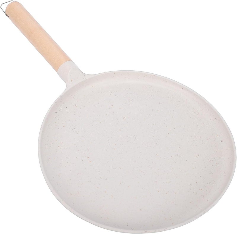 Low maintenance Haofy Pancake Griddle 15 Inch Diameter for Even Heating Double Layer Anti Stick Coating Aluminum Alloy with Heat Proof Wooden Handle for Breakfast, Family Gatherings, RV Cooking (Beige) Individual group scene compatible Diverse operation compatible Shock rubber edge Ready post purchase fulfill Light durable upgraded substance Main road full logistics cover Certified local stock Hanging space save Easy handling optimized design Heat insulation layer Domestic distribution ready All choice modern design Ready-to-ship local stock Safe approved storage space Water rust proof All user friendly build All-scene tailored quality Condition adaptive build Easy daily handling design Room to room portable All-scene compatible build Market mainstream color picks Regional central warehouse stock Multi-category warehouse equip - Image 5