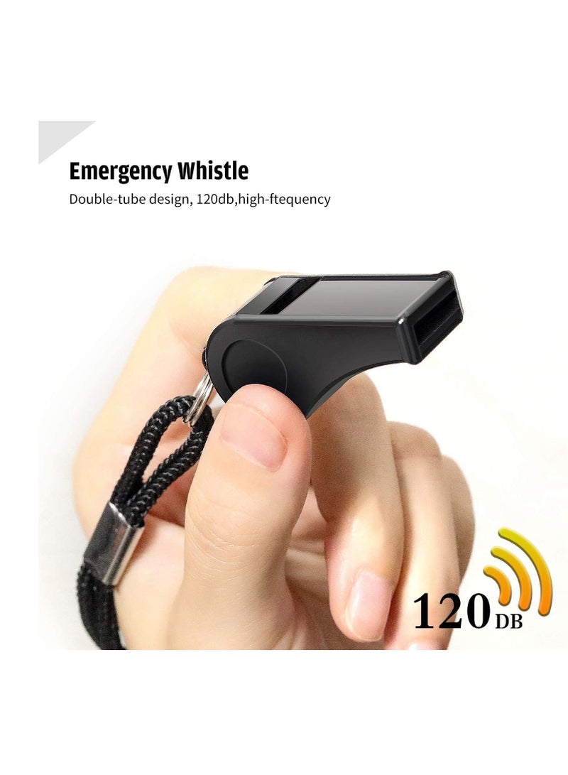 6 PackPlastic Sports Coach Whistles with Lanyard, ABS Sports Whistles Loud Crisp Sound Whistles Bulk Perfect for Coaches, Referees - Image 4