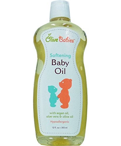 Olive Babies زيت الأطفال الناعم من أوليف بيبيز، 12 أونصة سائلة - Image 4