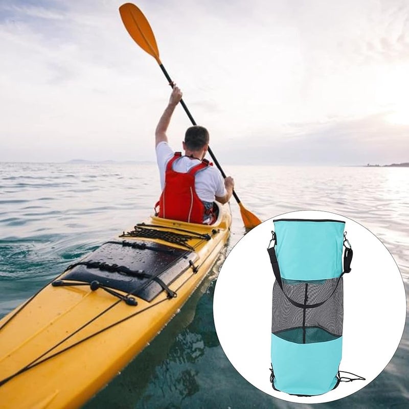 Blue Reusable Boat Trash Bag Portable Garbage Storage For Boating Camping Kayaking - Image 4