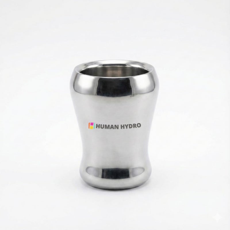Human Hydro Stainless Steel Mugs – Set of 6 (240 ml Each) | Tea Cups for Family | Rust-Free Coffee Mugs, Spill-Proof Rim, Durable & Hygienic - Image 5