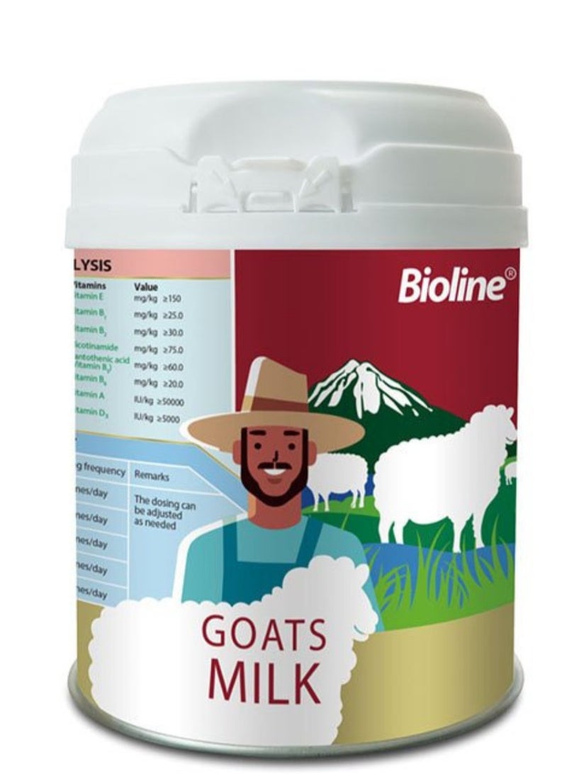 Bioline Goat Milk Powder For Cats, 200g - Image 1