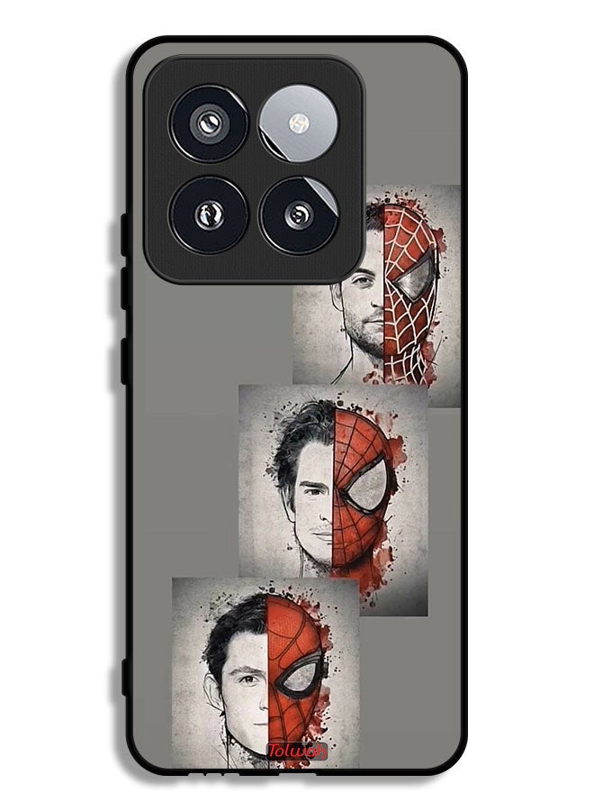 Tolwak Xiaomi 14 Pro Protective Case Cover Spider Man - Image 1