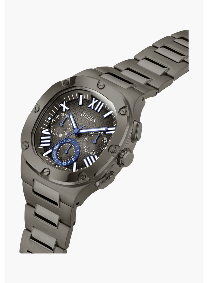Guess Men's Grey Multi-function Stainless Steel Strap Watch - GW0572G5 - Image 2